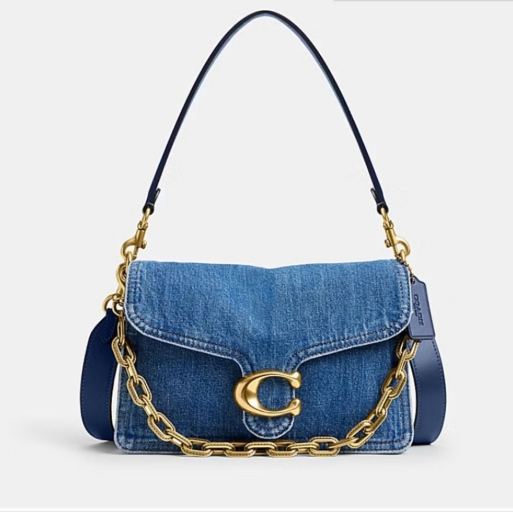 Coach Denim Blue Tabby Bag